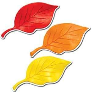  Fall Leaves Designer Cut Outs Toys & Games