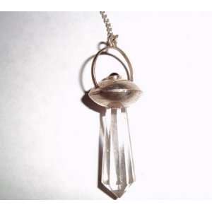  MiracleCrystals Quartz Pendulum Very Clear Faceted with 