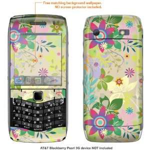  Protective Decal Skin STICKER for AT&T Blackberry Pearl 3G 