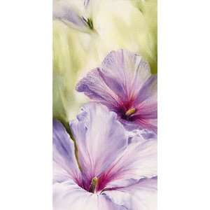 Annette Schmucker 19.69W by 39.37H  Hibiscus CANVAS Edge #6 1 1/4 