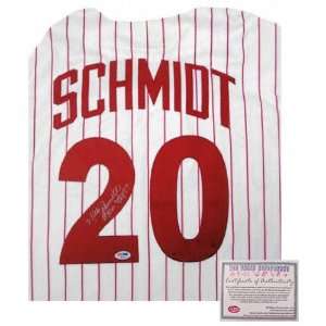  Mike Schmidt Philadelphia Phillies Autographed Home Jersey 