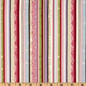  44 Wide Glamour Stripe Pink Fabric By The Yard Arts 