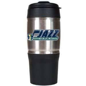  Utah Jazz 18 oz. Stainless Steel / Black Travel Mug (with 