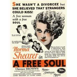  A Free Soul Movie Poster (11 x 17 Inches   28cm x 44cm 