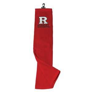  Rutgers Scarlett Knights NCAA Embroidered Golf Towel 