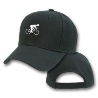 CYCLING BIKE BICYCLE EMBROIDERED EMBROIDERY BASEBALL ADJUSTABLE HAT 