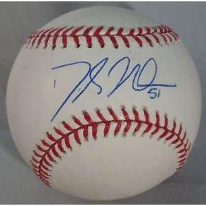  Autographed Dallas Braden Baseball   OML * AS* PROOF 3 