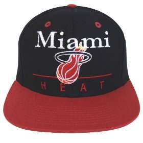  Miami Heat Dash Retro Logo Snapback Cap Hat 2 Tone 