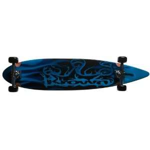   Blue Flame Complete Pin Tail Longboard (9 x 42)