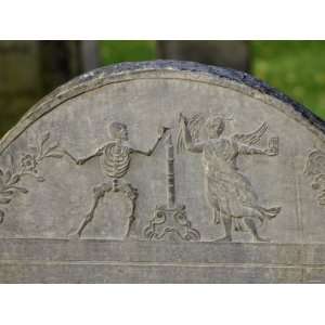  Deaths Dance on a Gravestone in the Old Granary Burying 