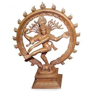    Bronze statuette, Natraj, Dancing Shiva (9.5 in)