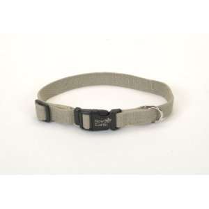  New Earth Soy Dog Collar, 1 Inch Wide, Olive