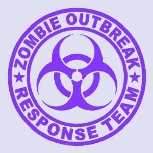  Zombie Outbreak Response Team PURPLE 5 Die Cut Vinyl 