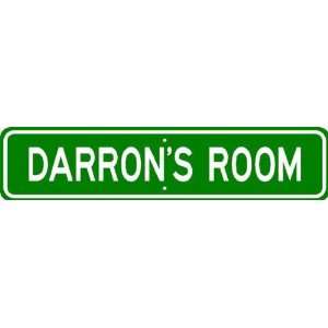  DARRON ROOM SIGN   Personalized Gift Boy or Girl, Aluminum 
