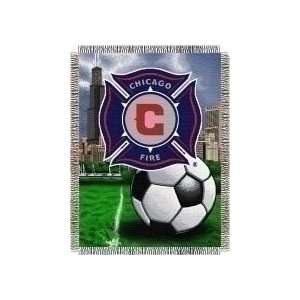  Chicago Fire MLS Tapestry Throw 48 x 60