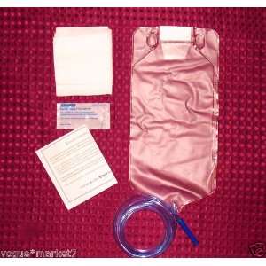 ENEMA BAG Kit clear disposable travel colon cleanse 1500mL 