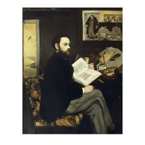  Portrait of Emile Zola Giclee Poster Print by Édouard 