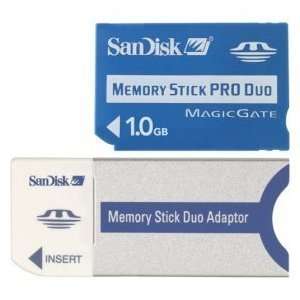  Sandisk 1gb Memory Stick Pro Duo   Bulk Package