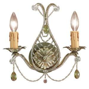  Abigail Gold 12 High Two Light Wall Sconce
