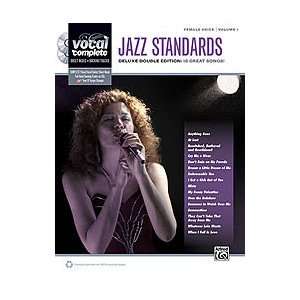  Vocal Complete Female Voice Jazz Standards Book & 2 