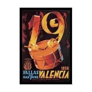  Fallas de San Jose Valencia 20x30 poster