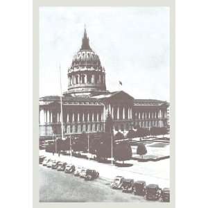  City Hall San Francisco CA 12x18 Giclee on canvas