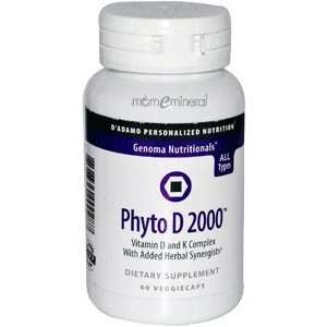  Phyto D 2000 60 Capsules by D Adamo Personalized Nutrition 