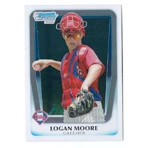   Bowman Chrome Draft Prospects #44 Logan Moore Philadelphia Phillies