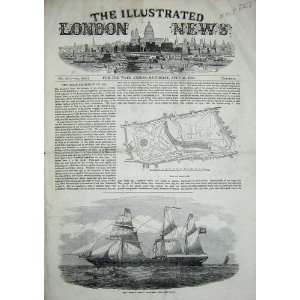  1850 Plan Hyde Park London Helena Sloman Steam Ship
