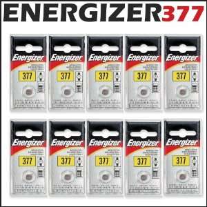  Energizer 377 Watch/Electronic Batteries 10 Packs 