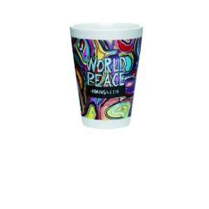  aida Hornsleth Thermo Mug, World Peace, 11 Fluid Ounce 