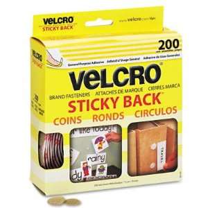  o Velcro o   Sticky Back Hook & Loop Dot Fasteners w 