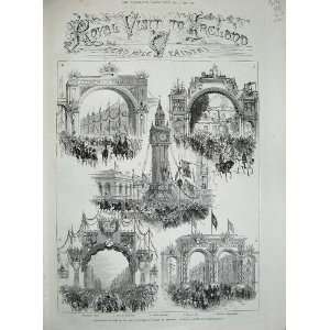   1885 Price Wales Ireland Belfast Albert Arch Killarney