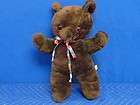 The Rushton Company Vintage Stuffed Wind Up Teddy Bear AA56