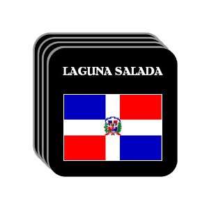 Dominican Republic   LAGUNA SALADA Set of 4 Mini Mousepad Coasters