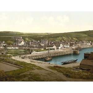 Vintage Travel Poster   Port Patrick from the southwest Scotland 24 X 