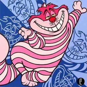  Alice in Wonderland Krafty Kitty Cheshire Cat Disney Fine 