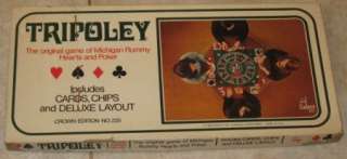 TRIPOLEY Crown Edit #225 * 1969 Cadaco Michigan Rummy  