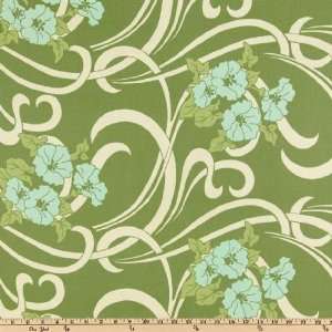  Amy Butler August Fields Graceful Vine Moss Fabric By The Yard amy 