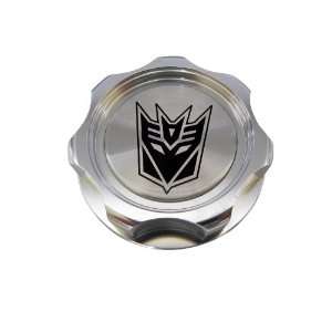Transformers Decepticon Oil Filler Cap in Silver Billet Aluminum for 