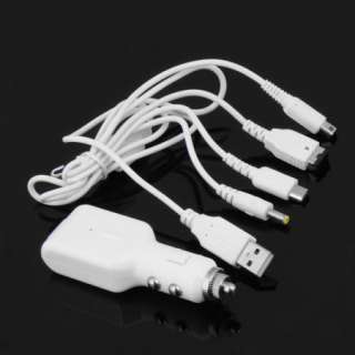 5in1 USB Car Charger Power Adapter F NDS NDSL NDSi PSP  