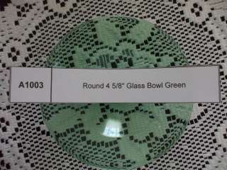 Glass Bowl Round 4 5/8 Glass Tart Warmer 6 Colors  