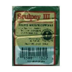   Sculpey III Polymer Clay 2 Ounces Leaf Green S302 322; 5 Items/Order