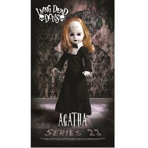 Living Dead Dolls Series 23 Tea Time AGATHA Doll w/ Skull Tea Cup NRFB 