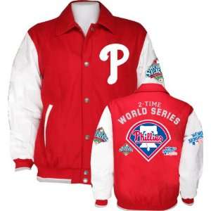   World Series Champions Commemorative Wool and Leather Jacket Sports