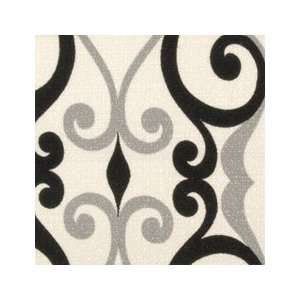  Scroll Black/white by Duralee Fabric