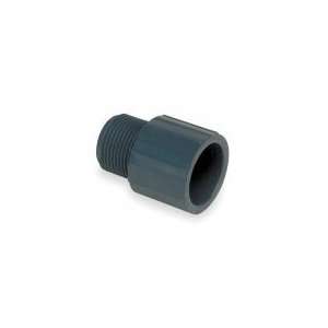   836 040 Male Adapter,PVC,4 In,Gray,Schedule 80