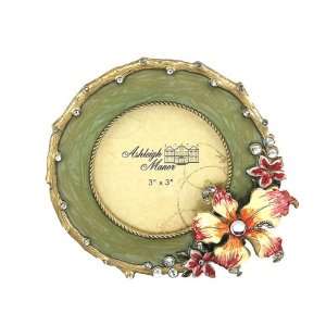 Ashleigh Manor 3 by 3 Inch Corsage Frame, Olive 