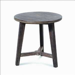   Company Cottswald Rusticated Driftwood Round End Table
