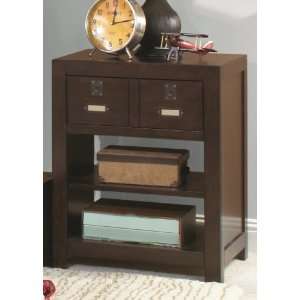   Creek Youth Bedroom Nightstand in Rustic Brown Furniture & Decor